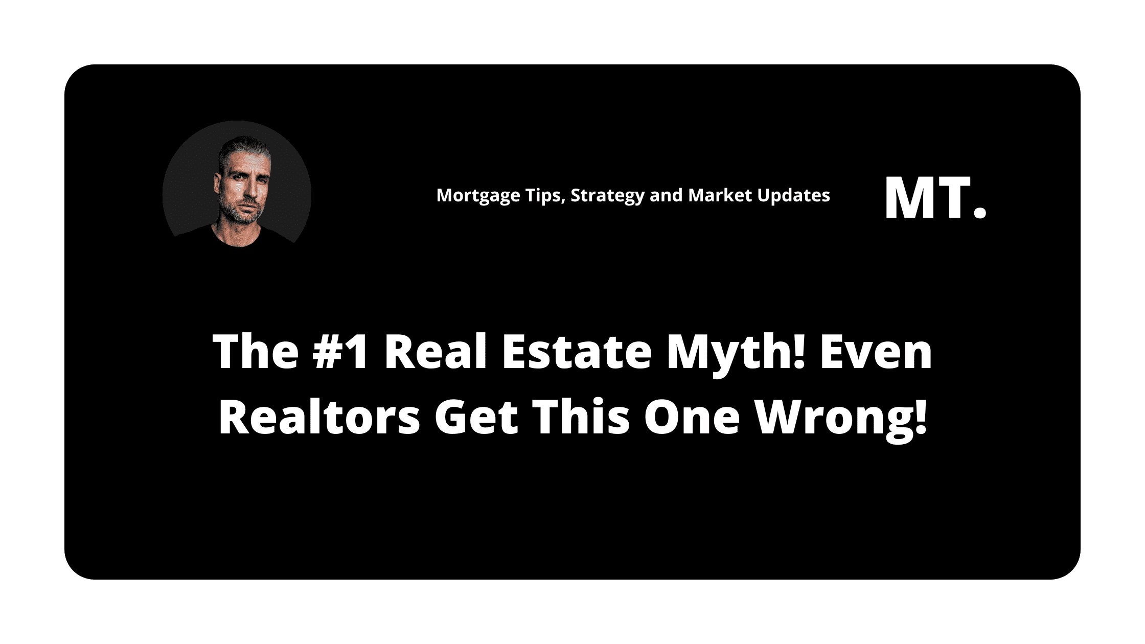 Most people—even realtors—think that a 5% down payment is only for first-time homebuyers. This is one of the biggest real estate myths in Canada.