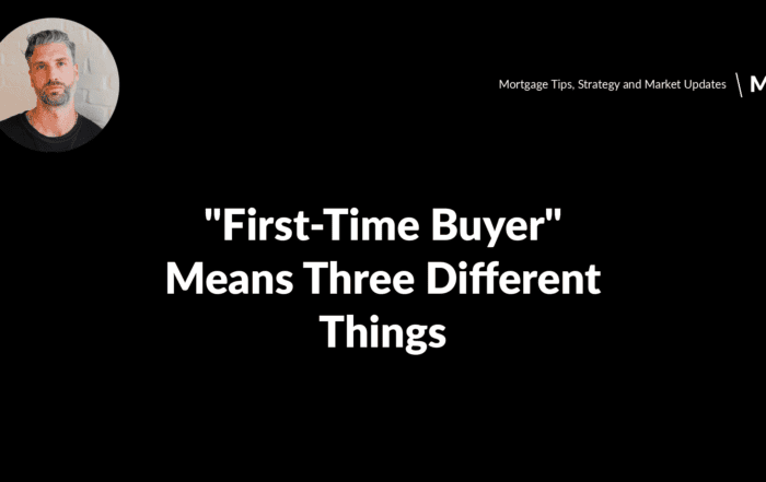 Article header: “First-Time Buyer” Means Three Different Things, with Marshall Tully headshot